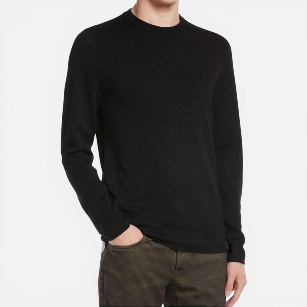 Theory Men's Arnaud Wool Crewneck Sweater